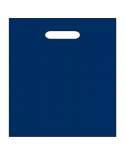 Igelitová taška 45x50 cm, tmavě modrá, zpevněný průhmat a složené dno